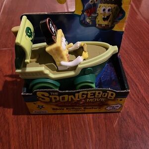 SpongeBob SquarePants Pirate Boat Toy - Green and Yellow